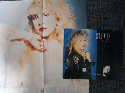 Stevie Nicks Whole Lotta Trouble 12'' vinyl 36x36'' two-sided poster U.K. import