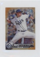 2017 Bowman Chrome Minis Base Rookies Orange Refractor 12/25 Jose De Leon fs9