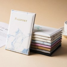 Travel Passport Holder Wallet Holder RFID Blocking Leather Card Cover Case