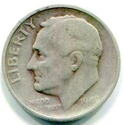 1949-S SILVER ROOSEVELT DIME !! Scarce Date !!