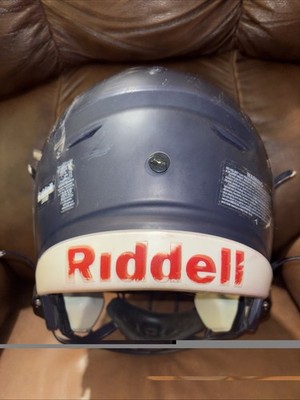 Riddell Speed Flex Large Football Helmet (Flat Navy W/ Navy Blue