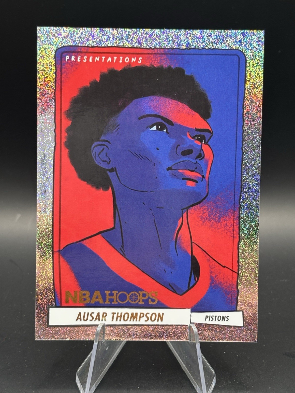 2023-24 Panini NBA Hoops Ausar Thompson #17 Presentations - SP - Pistons  Rookie