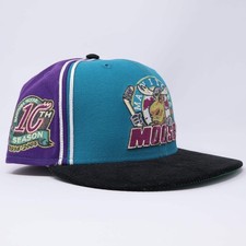 USED 1/8 Multicolor Manitoba Moose 10th Season AHL 59fifty New Era Fitted Hat Ca