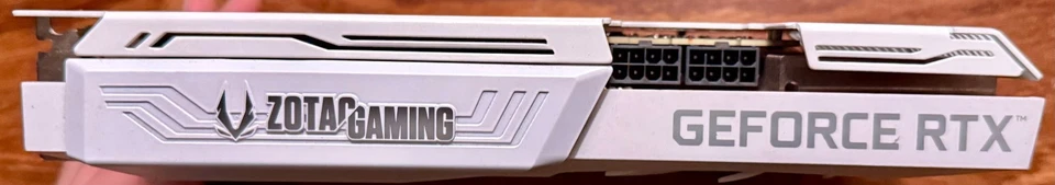ZOTAC NVIDIA GeForce RTX 3070 Twin Edge OC White Edition 8GB Graphic Card GPU - Image 4 of 4