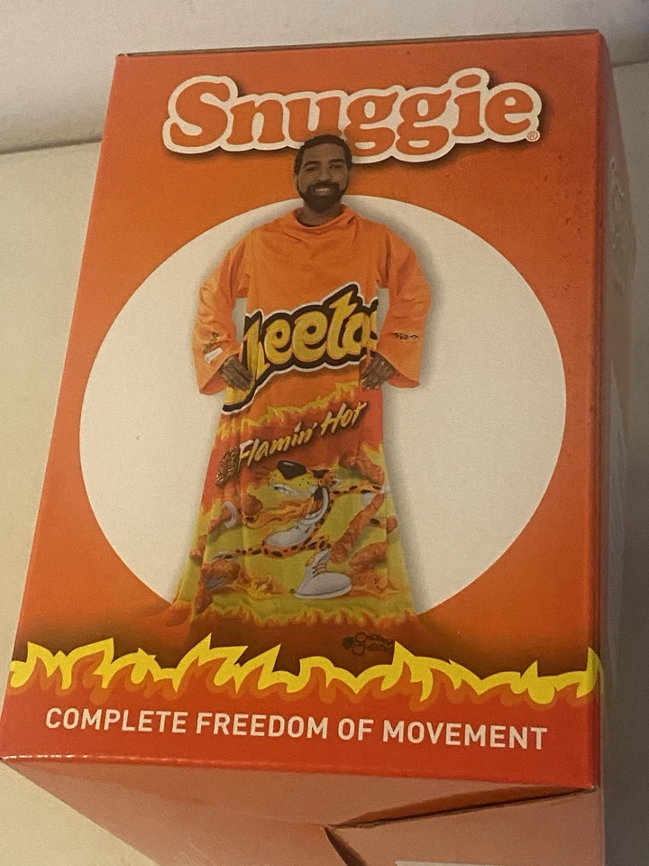 ALLSTAR Innovations Snuggie One Size Cheetos Flamin’ Hot Theme Fleece Soft NEW - Image 2 of 3
