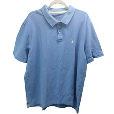 IZOD Advantage Performance Polo Shirt Blue Stretch XXL Mens Golf Casual