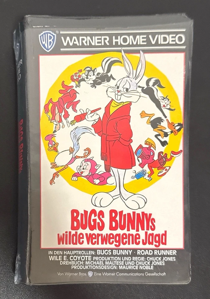 Bugs Bunnys wilde verwende Jagd FSK6 93Min. 1979 Softbox Sammler RAR Warner VHS - Bild 4 von 4