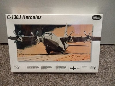 1/72 Testors C-130J HERCULES Cargo Transport Plastic Model Kit NEW Sealed 667