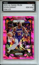 2023-24 PANINI PRIZM PINK ICE #5 KEVIN DURANT VGC GEM MINT 10 IJ49