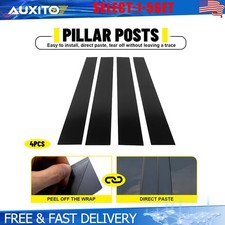 Pillar Post Appliques Stickers For 2019-2025 Dodge Ram 1500 Gloss Black 4-20x Pillar Post Appliques Stickers For 2019-2025 Dodge Ram 1500 Gloss Black 4-20x
