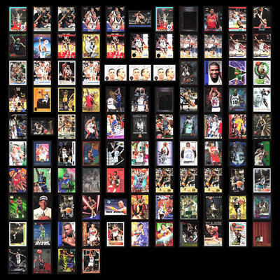 Lot (103) 90's Basketball Stars - Iverson/McGrady/Carter/Duncan/Nash/Allen HOF