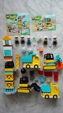 LEGO DUPLO lot CHANTIER 10931 + 10932 COMPLETS avec notices bon état