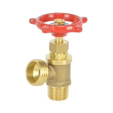 Brass Boiler Drain Valve, 1/2 in. x 3/4 in. MPT x MHT,For Residential Plumbin...
