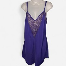 Vintage Victorias Secret Slip Dress Gold Label Goth Romantic Fairycore Purple