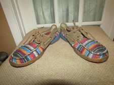 TWISTED X Driving Serape Bomber Moccasins WDM0076 Women's Size 7.5 M