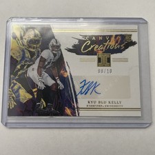 KYU BLU KELLY 2023 IMPECCABLE DRAFT  Canvas Creations AUTO /10 STANFORD