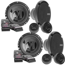 (2-Pairs) Memphis PRX60C 200W 6.75" 2-Way Component Speakers