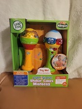 LeapFrog Learn Groove Shakin' Colors Maracas, Multicolor, English Spanish