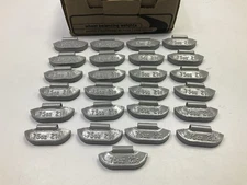 Plombco REGS-0-75 Coated Wheel Weights 21 Grams 0.75 Oz (3/4 Oz) - Pack Of 25