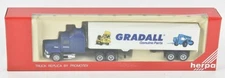 Herpa 6074 HO By Promotex Gradall Genuine Parts Mack Tractor Trailer Truck