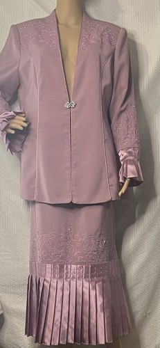 Women's Lisa Rene Size 14 Mother Of The Bride/Groom.. Easter..Special 2 Pc Dress - Picture 2 of 10