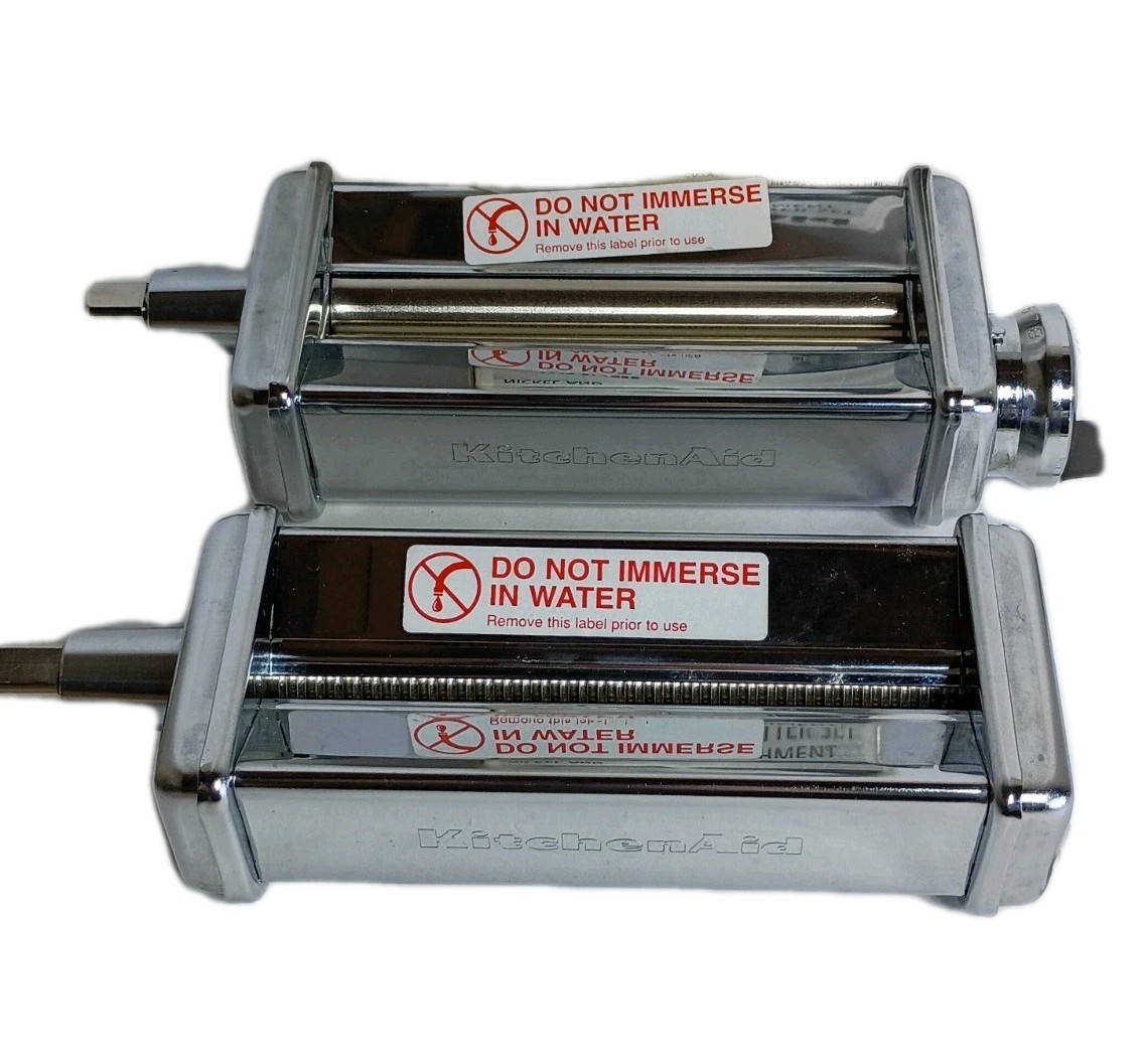 KitchenAid Pasta Roller & Cutter Set Model KSPAPRA Made in Italy Damaged Box