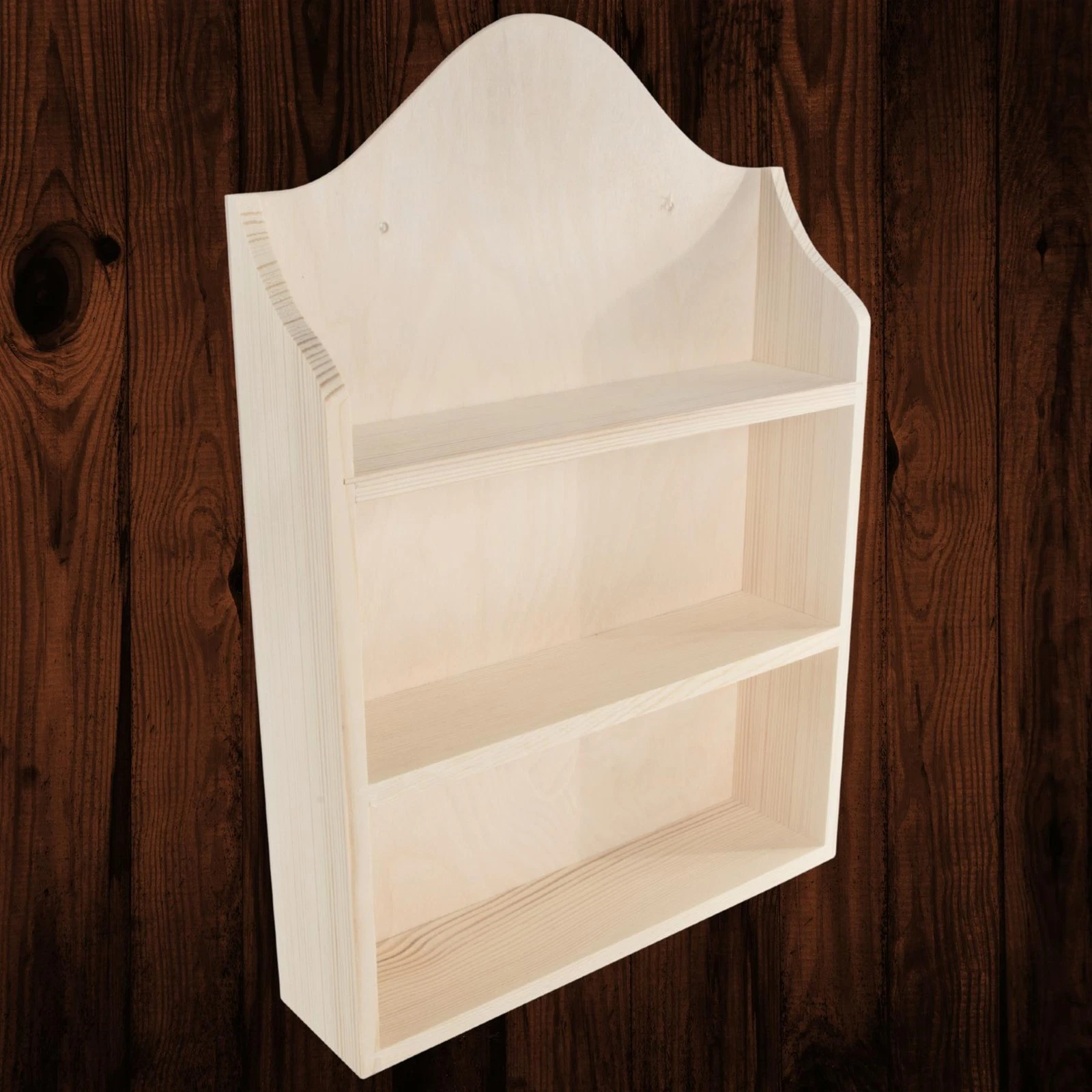 Wooden 3 Tier Spice Rack | Kitchen Display Organiser Bottle Holder | Plain Wood
Opens in a new windo