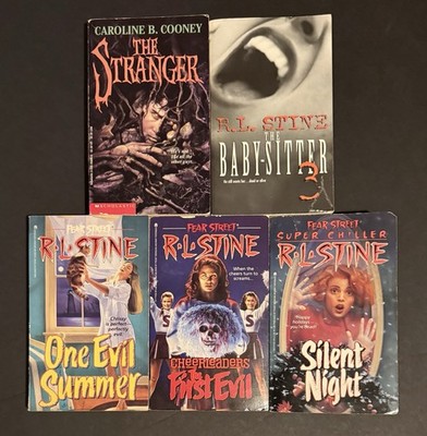 Fear Street Point Horror 90s YA Horror Paperback Book Lot Stine Cooney VTG Book