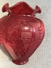 Kelsey Murphy & Robert Bomkamp Fenton Cameo Vase “Sea Sel”, Only One Of A Kind!