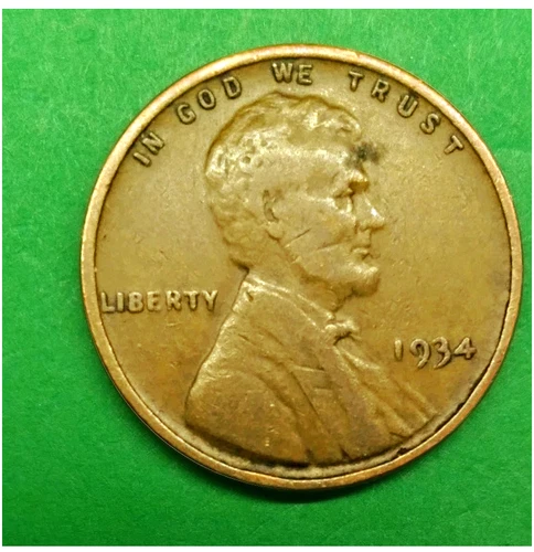 1934 VF Lincoln Wheat Penny Cent -Nice Detail #40