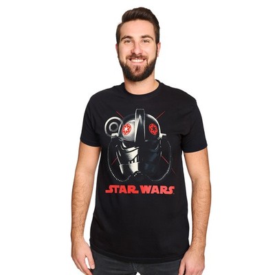 Star Wars - Andor Tie Avenger Helm T-Shirt schwarz - Größe M XL wählbar