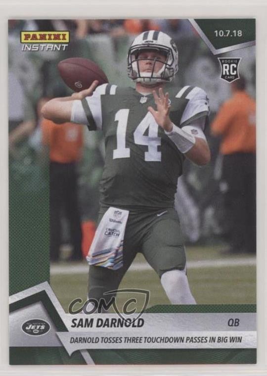 Sam Darnold Panini Instant NFL #55 Green