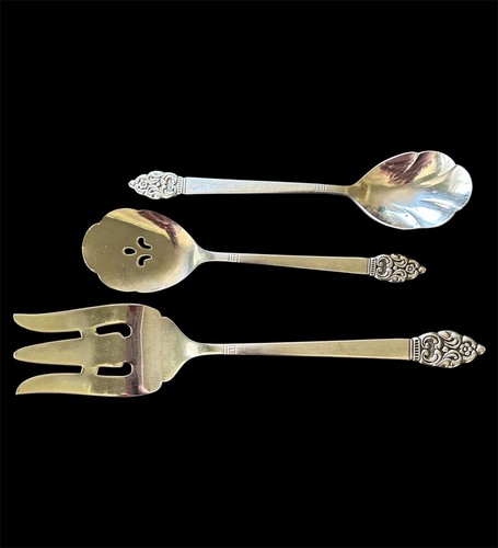 28 pieces Oneida Community VINLAND Stainless lot - Picture 6 of 6
