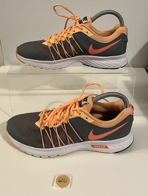 Nike Air Relentless 6 Gray/Orange Sneakers 843882-006 Women s Sz 9M