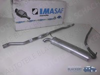 Imasaf Auspuffanlage Ab Kat für Fiat Panda 1.3 D Multijet 4X4 (169) 11/2006-