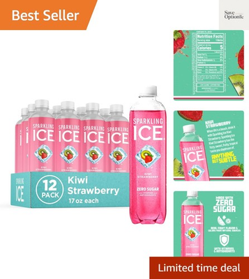 #ad Kiwi Strawberry Sparkling Water Zero Sugar Flavored Water with Antioxidants... $25.99