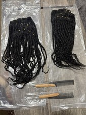 Human Hair Dreadlock Extensions 12 inch 60 Strands.