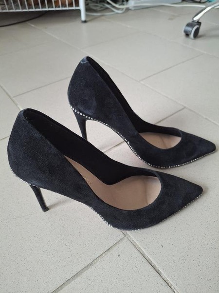 Women Kurt Geiger Heels Black Suede 40