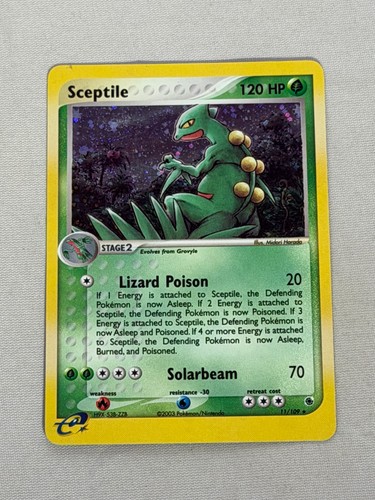 Pokemon Sceptile Ruby and Sapphire 11/109