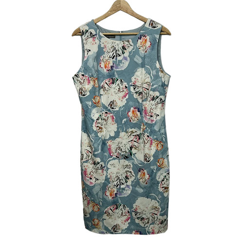 LAURAASHLEY Light Blue White Multi Women's Dress