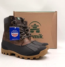 Kamik HUDSON 5 Men's NEW Boots Dark Brown Multiple Sizes