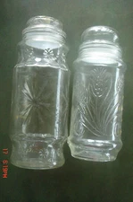 Vintage Mr Peanut fancy glass jars with lids  1980 1982  Neat!!