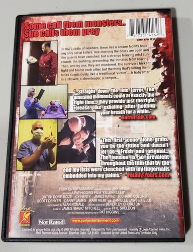 Killer Killer (DVD, 2007) Horror Pat Higgins Danielle Laws Dutch Dore-Boize - Picture 2 of 2