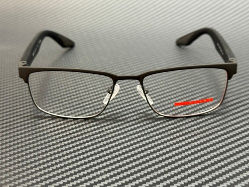 PRADA LINEA ROSSA PS 51PV DG01O1 Black Rubber Men's 54 mm Eyeglasses - Picture 2 of 5