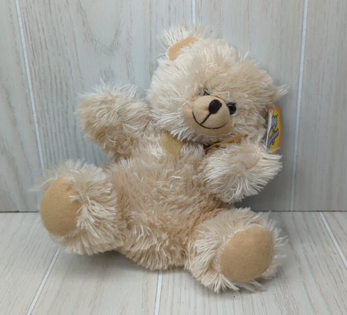 Greenbrier International Cuddly Cousins tan beige teddy bear sitting Dollar Tree