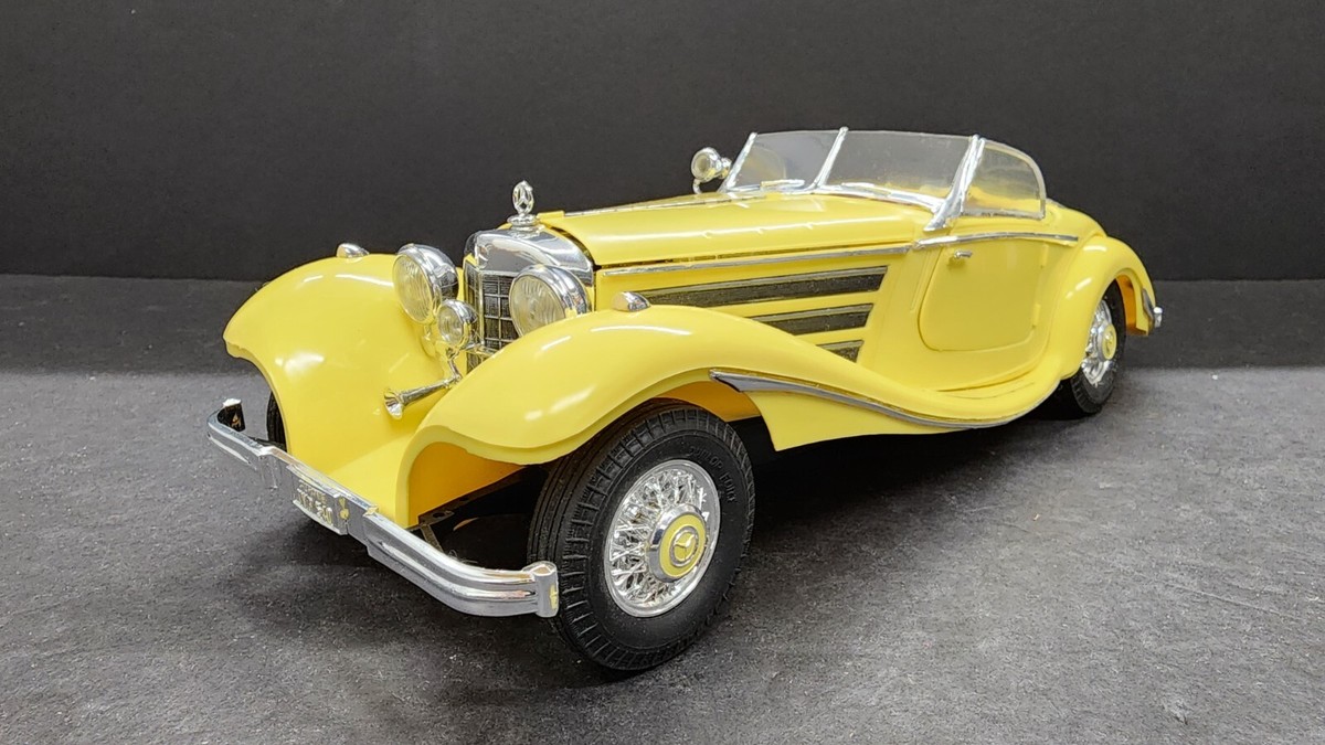 【1/16プラモデル】1936 メルセデス　５４０K MERCEDES BENZ 540 K MODEL CAR 1936 SILVER SPEZIAL ROADSTER 1