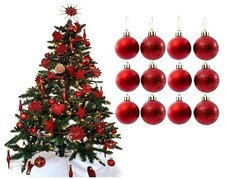 24 Christmas Baubles, Xmas Tree Baubles, Xmas Tree Ornaments, Xmas Decoration