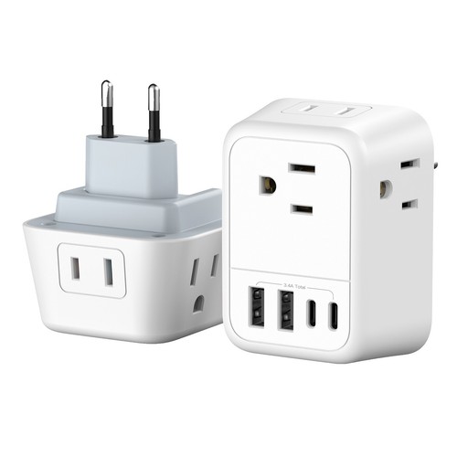Lot D'adaptateurs De Voyage Intelligents Conair - Prises Universelles