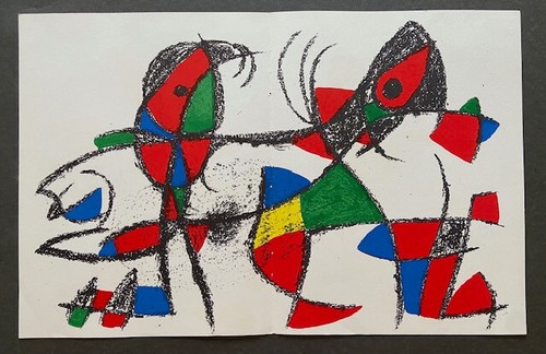 Joan Miro Orig.-Farblithographie "Aus: Lithograph II"