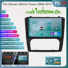 Android 13 Car Radio GPS Navi Apple Carplay For 2008-2012 Nissan Altima Teana 9"
